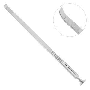 Долото хирургическое изогнутое, рабочая часть 6 мм