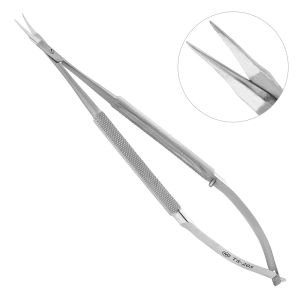 Ножницы микрохирургические, плавноизогнутые