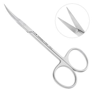 Ножницы хирургические Iris, изогнутые, 11,5 см