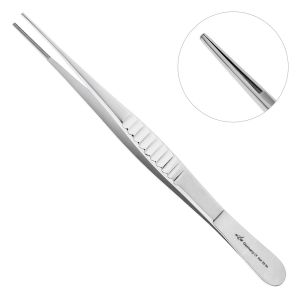 Пинцет De Bakey, атравматичный, 15см, прямой