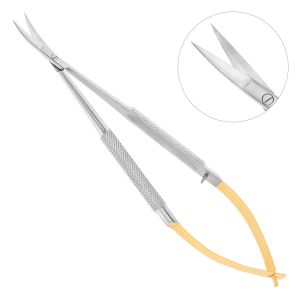 Ножницы хирургические Castroviejo-Gomel TC, изогнуты , 14 см