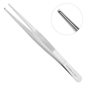 Пинцет хирургический, 14см