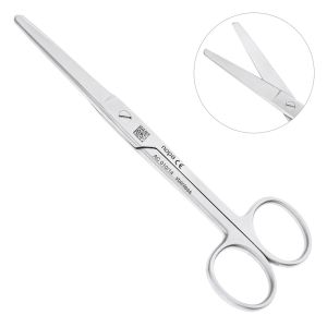 Ножницы стандартные операционные, закругленные, прямые, 14,5 см