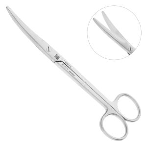 Ножницы операционные MAYO, тупоконечные, изогнутые, 17 см