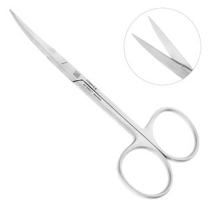 Ножницы стандартные десневые изогнутые, 11 см