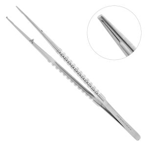 Пинцет микрохирургический, прямой 18,0 см