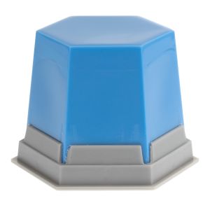 Воск фрезерный GEO для телескопических конструкций и замковых креплений, 75 г, синий, опак