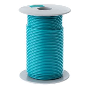 Проволока восковая S-U-WACHSDRAHT, бирюзовая, экстра твердая, 2,5 мм, катушка 250 г