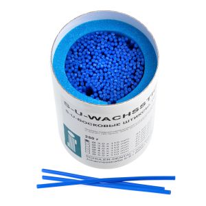 Штиксы восковые S-U-WACHSSTICKS, голубые, 3,0 мм, длина 110 мм, упаковка 250 г