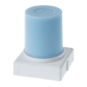 Воск моделировочный с малой усадкой для прессованной керамики S-U-CERAMO-CARVING-WAX, голубой, конус 45 г