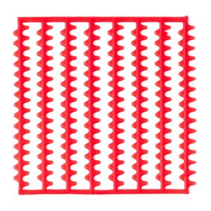 Заготовки восковые S-U-WACHSSCHABLONEN KR, гребешковые ретенции, упаковка 10 пластинок