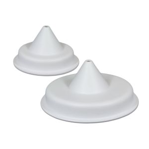 Пластиковые основания с воронкой для литья, цвет белый. Размер 6, ? внутренний: 62 мм