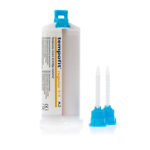 Композитный материал для изготовления временных коронок и мостов Tempofit regular 1:1, A3