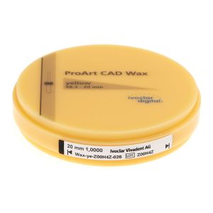 ProArt CAD Wax yellow 98.5-20mm/1 Воск моделировочный