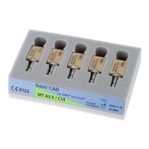 Tetric CAD CEREC/inLab MT A3.5 C14/5 Композитные блоки, 692155