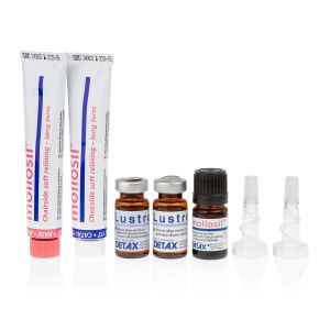 Материал для прямой перебазировки А-силиконовый Mollosil (стартовый набор)