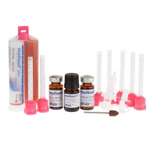 Материал для перебазировки А-силиконовый Mollosil plus для Automix2