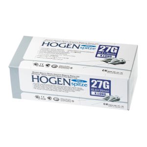 Иглы стоматологические одноразовые Hogen Spitze, типоразмер 27G, 35 мм, 100 шт
