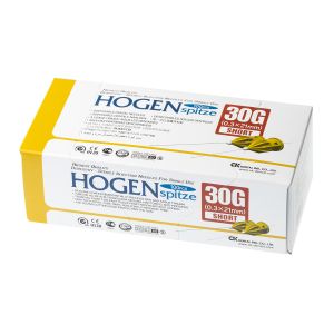 Иглы стоматологические одноразовые Hogen Spitze, типоразмер 30G, 21 мм, 100 шт