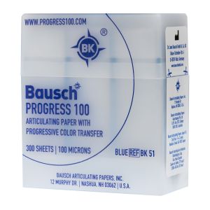 BK 51 артикуляционная бумага 300 листов синяя 100 мкм