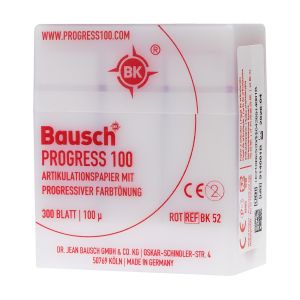 BK 52 артикуляционная бумага 300 листов красная 100 мкм