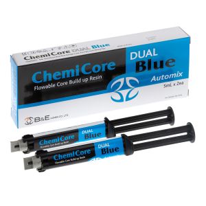 ChemiCore цвет Blue шприц 10гр.х2шт. Композит двойного отверждения для восстановления культи зуба