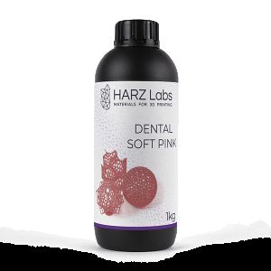Материал для 3D печати Dental Pink Soft, 1 кг