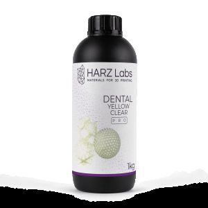 Материал для 3D печати Dental Yellow Clear PRO, прозрачный, 1 кг