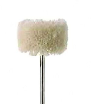 Пушок для б/м, с держ., хлопковая нить, d=25 мм