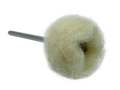 Пушок фетр, для б/м, с держ., d=25 мм
