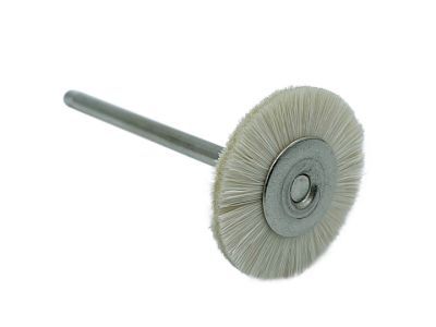 Щетка-диск для б/м, с держ. белая, д=19мм