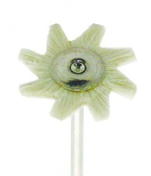 Щетка "зубчатая" (белая) 22 мм