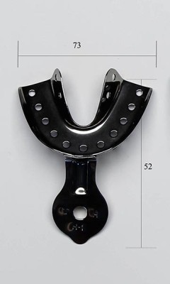 Ложка слепочная В-1 металлическая перф. ММИЗ