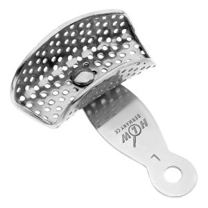 Ложка слепочная, фрагментарная, подвижная, перфорированная