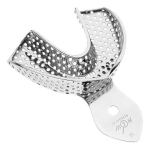 Ложка слепочная нижняя, M, перфорированная