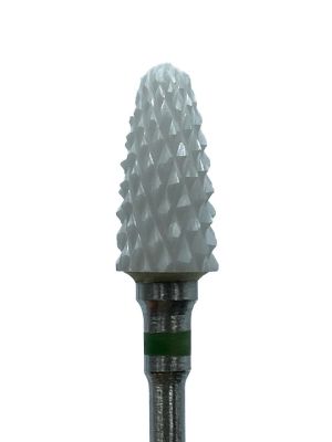 Бор керамический (пламя) L=51мм, зеленый