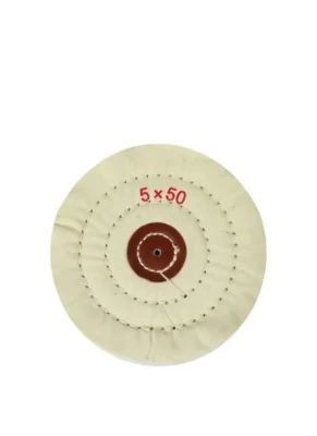 Круг для ш/с, муслин белый, d=125 мм 5х50