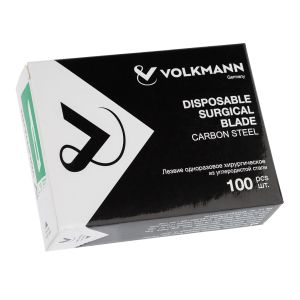 Лезвие из углеродистой стали №15, Volkmann (100шт)