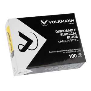 Лезвие из углеродистой стали №12D, Volkmann (100шт)