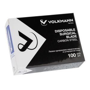 Лезвие из углеродистой стали №11, Volkmann (100шт)