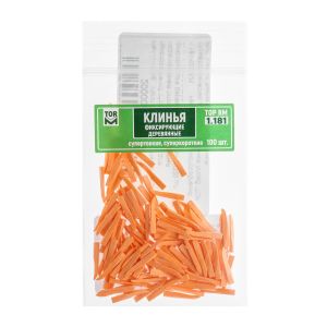 Клинья фиксирующие деревянные (оранжевые)/100 шт. 