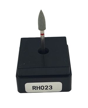 Резинка с алмазной крошкой (конус 4,2х12 мм, серый, средний)