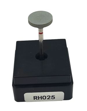 Резинка с алмазной крошкой (диск 12х2 мм, серый, средний)