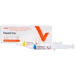 Керамгель набор для ремонта металлокерамики 2х5мл, ВладМиВа