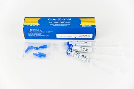 Протравка CharmEtch-Протравочный гель 35% LV (3шпр.х3мл), DentKist