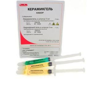 Плавиковая кислота Керамикгель - набор для травления ортопедических конструкций из керамики, Стомадент