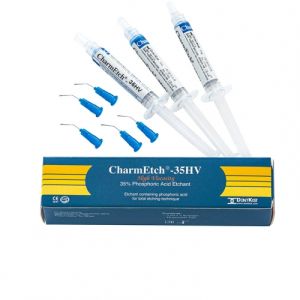 Протравка CharmEtch-Протравочный гель 35% HV (3шпр.х3мл), DENTKIST