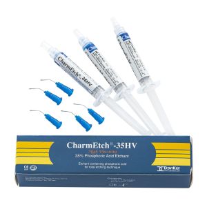 Протравка CharmEtch-Протравочный гель 35% HV (3шпр.х3мл), DENTKIST