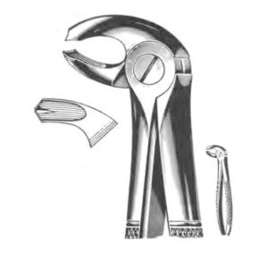 Щипцы №24 для удаления зубов (нижние левые моляры)