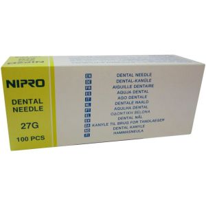 Иглы карпульные NIPRO 30мм х 27G, (Япония)
